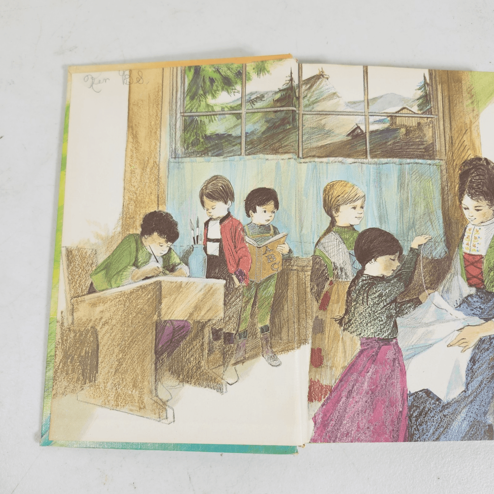 Heidi Grows Up by Charles Tritten illstr June Goldsborough Vintage Book - Thumbnail 2
