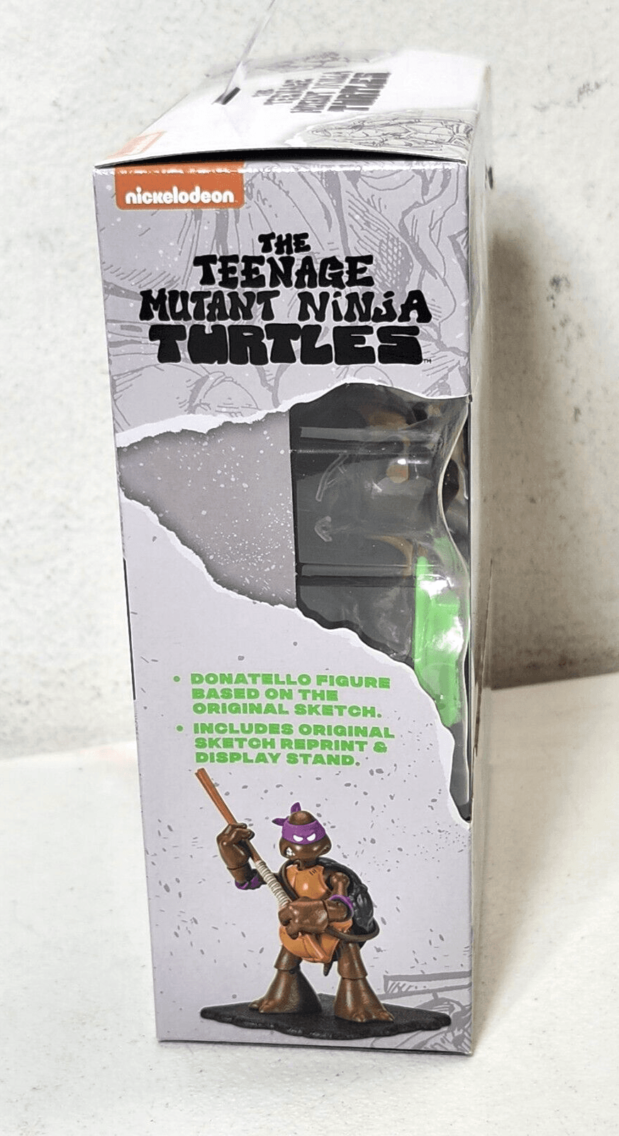TMNT Original Sketch Donatello Action Figure Toy 40th Anniversary Playmates NEW - Thumbnail 5