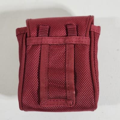 Kenneth Cole Reaction Nylon Camera Case Red 4" X 3.5" Storage - Thumbnail 3