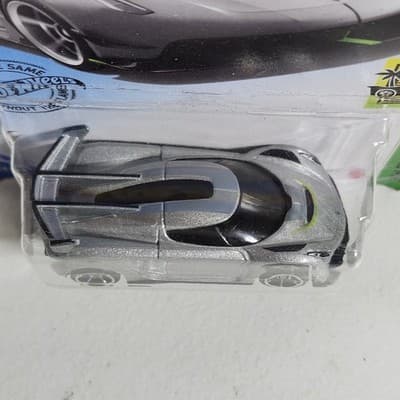 Hot Wheels 2020 Koenigsegg Jesko HW Exotics Silver Car 1/64 Toy Vehicle NEW - Thumbnail 3