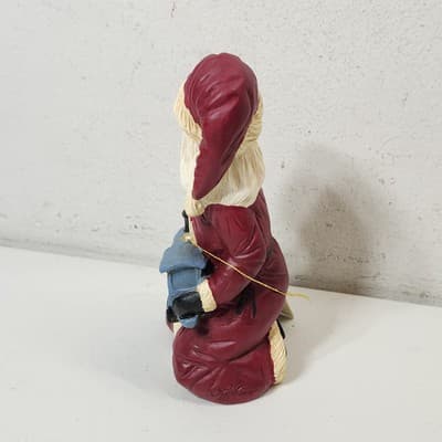 Enesco World of Sinterklaas Santa Figure with Train Holiday Home Decor 8" - Thumbnail 7