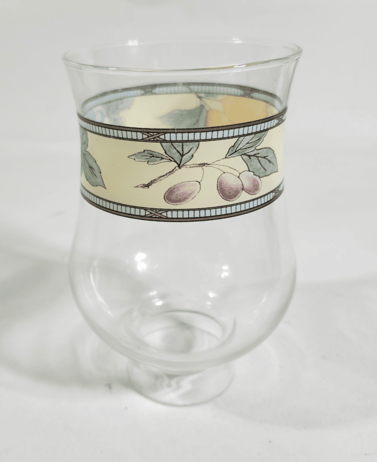 Mikasa Garden Harvest Glass Chimney Hurricane Candle Holder Home Decor - Thumbnail 5