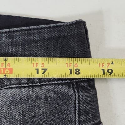 Torrid Jeans Womens 18S Black Denim Bombshell Skinny Premium Stretch Distressed - Thumbnail 2