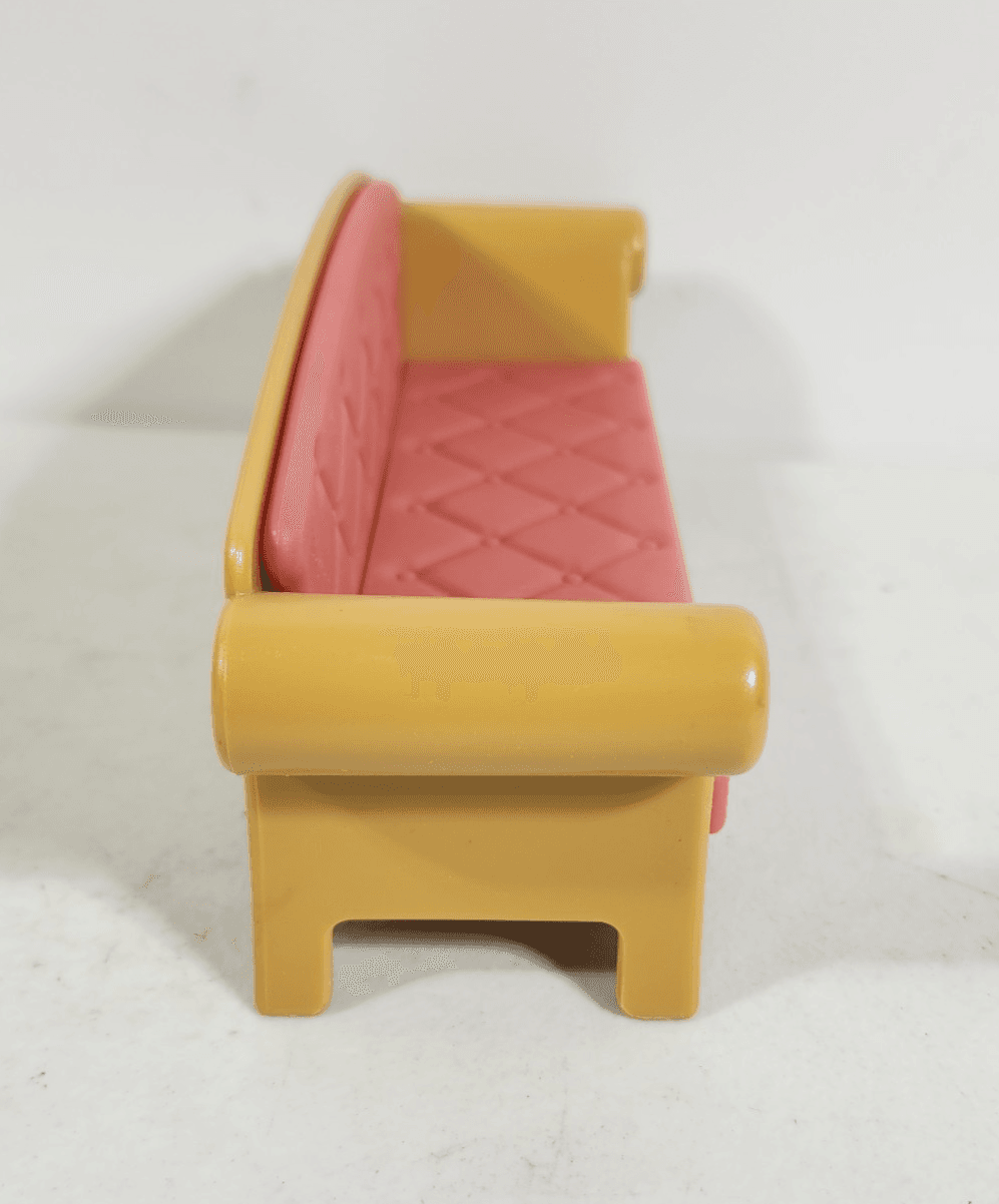 Vintage Little Tikes Grand Mansion Couch Dollhouse Sofa Living Room Furniture - Thumbnail 5