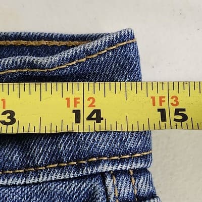 Levis Jeans Womens 2 Heritage Blue Mid Rise Boyfriend Denim Pants - Thumbnail 2