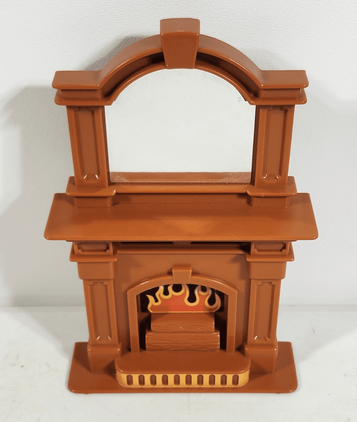 Little Tikes Dollhouse Fireplace Mirror Mantle Plastic Kids Toy Furniture