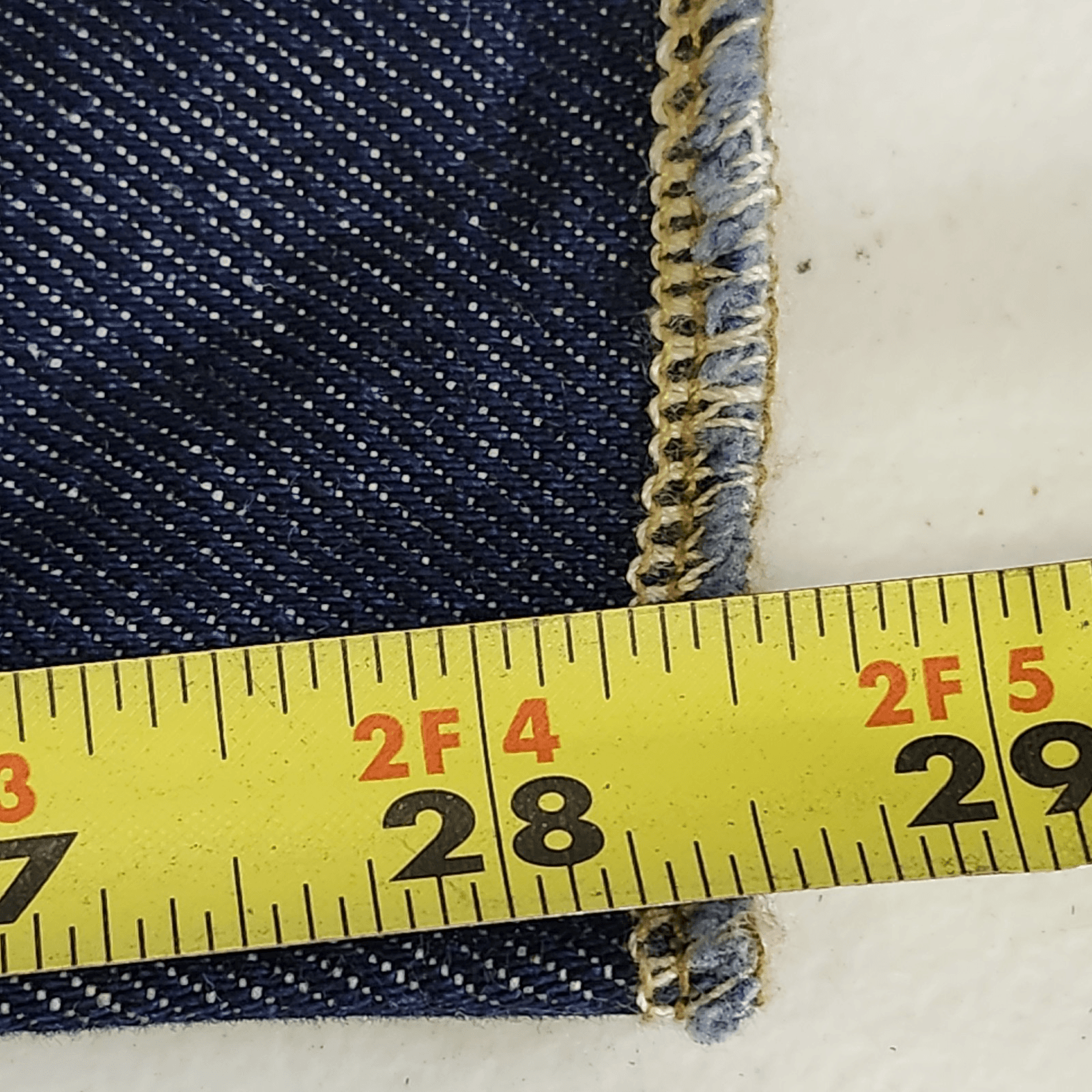 Old Navy Women's Jeans Size 8 High Rise Blue Denim Straight Raw Hem NEW - Thumbnail 3