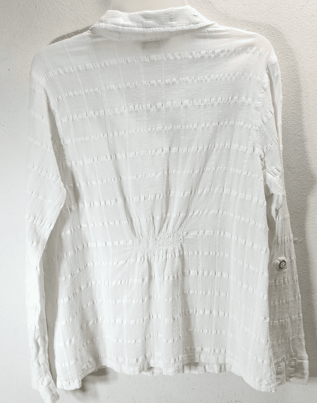 Christopher And Banks Women’s White Button-Up Blouse Size X Shirt Top - Thumbnail 4