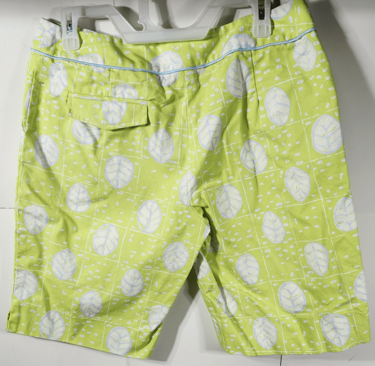 Vintage Clare Hare Women's Shorts Size 12 Green Made In USA - Thumbnail 4