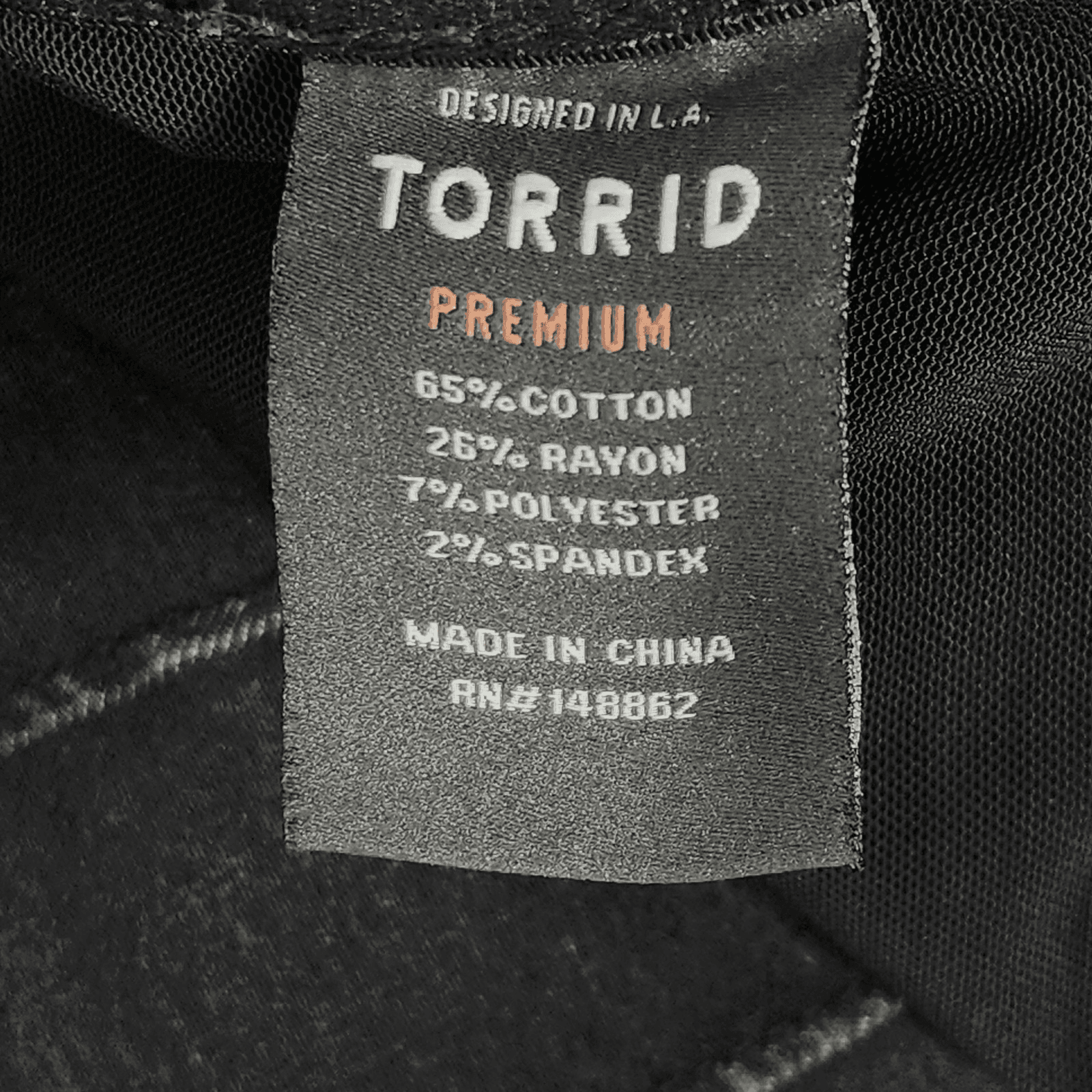 Torrid Jeans Womens 18S Black Denim Bombshell Skinny Premium Stretch Distressed - Thumbnail 9