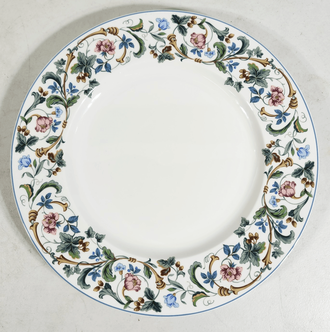 Mikasa Maxima Laureate Floral Serving Plate 12" Japan Dinnerware - Thumbnail 2