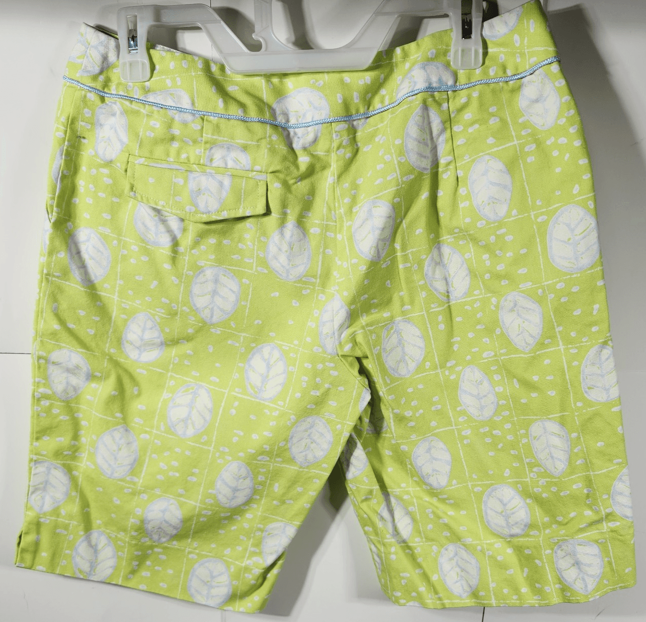 Vintage Clare Hare Women's Shorts Size 12 Green Made In USA - Thumbnail 6