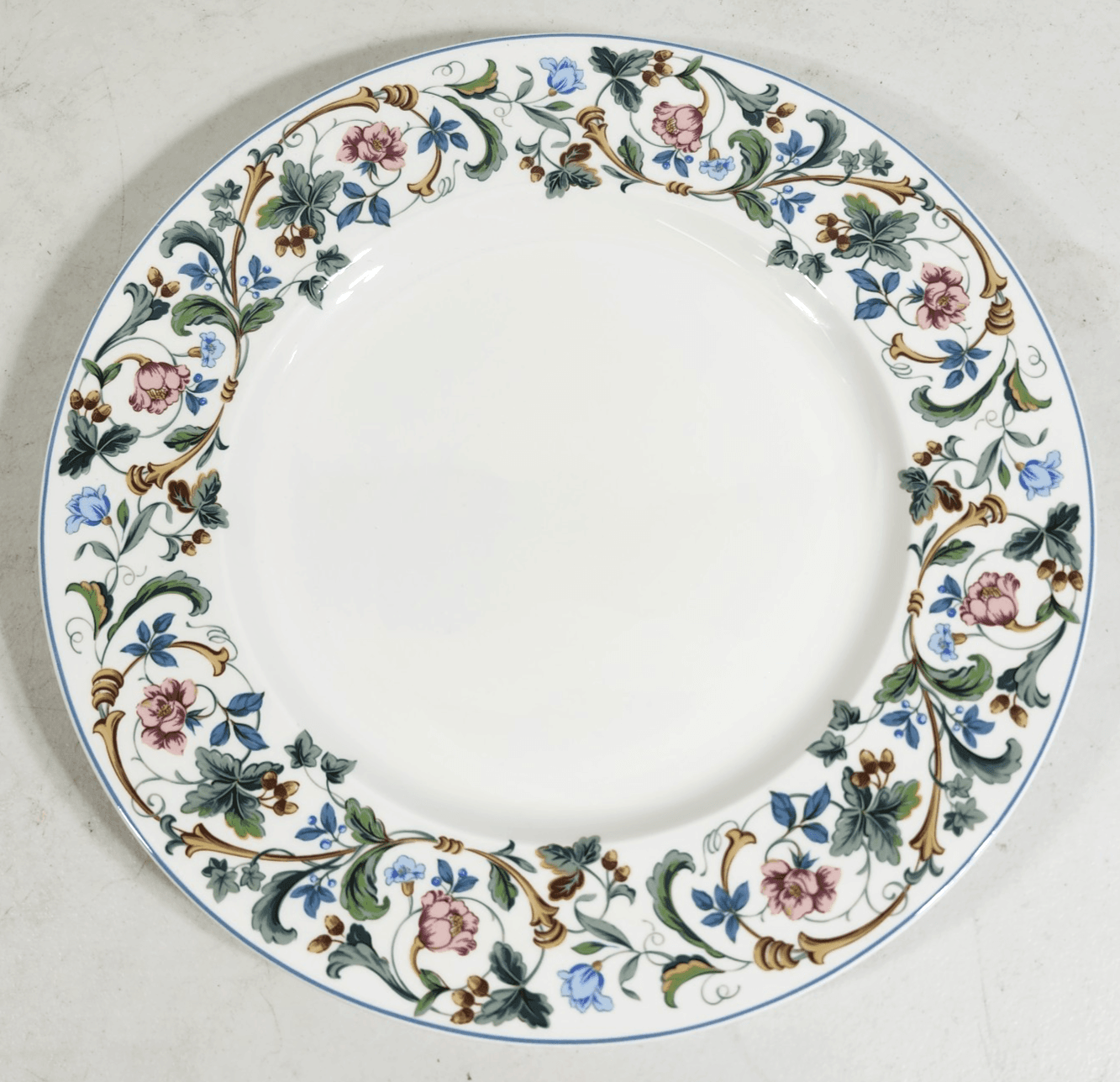 Mikasa Maxima Laureate Floral Serving Plate 12" Japan Dinnerware