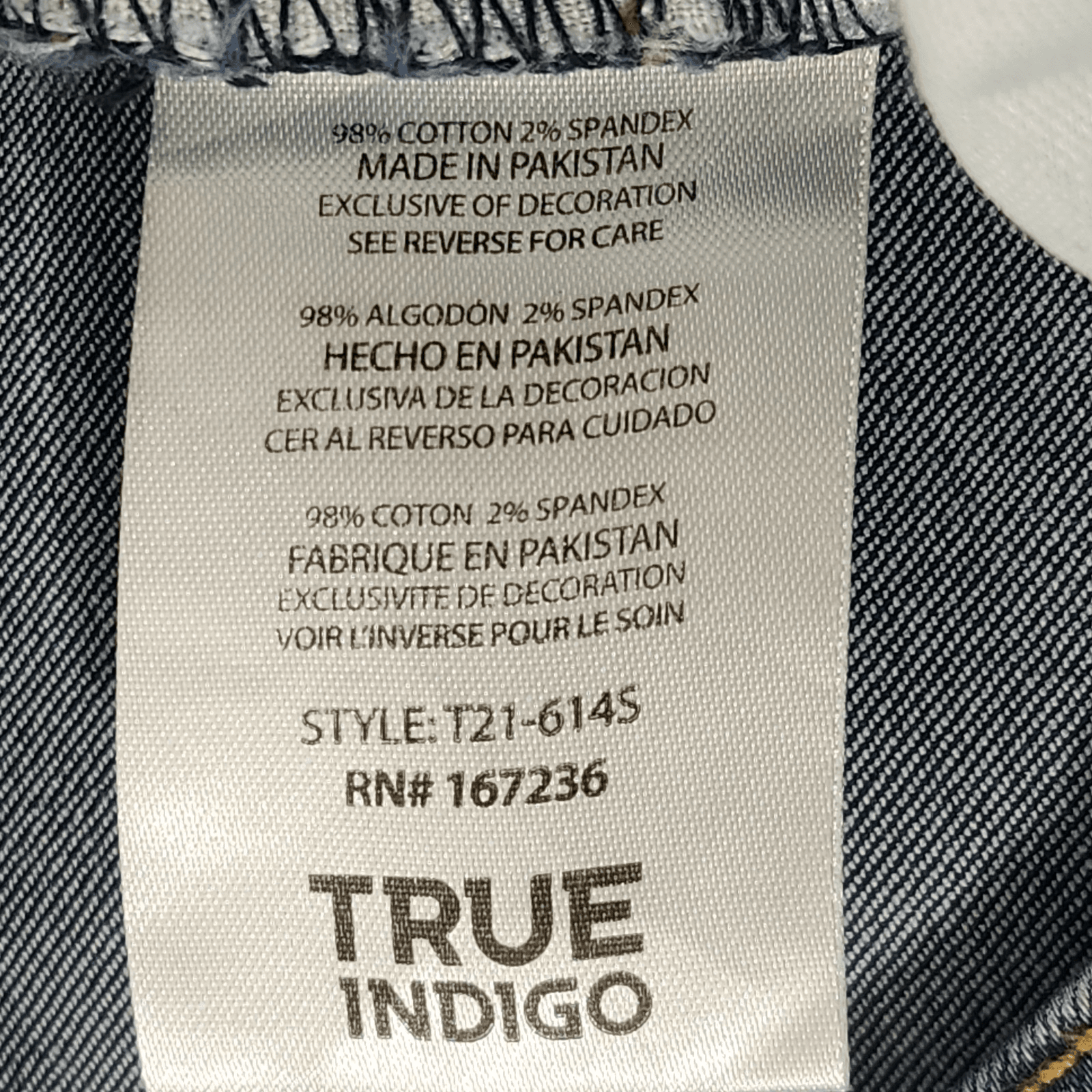 True Indigo Men's 30 Jean Shorts Blue Distressed Denim Hip Hop NEW - Thumbnail 9