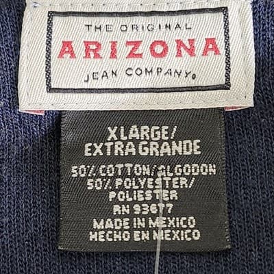 Arizona Men's XL Long Sleeve Waffle Thermal Shirt Blown & Confused Graphic NEW - Thumbnail 7
