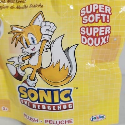 Sonic The Hedgehog Jakks Pacific Tails Ice Cream Plush 2026 NEW - Thumbnail 2