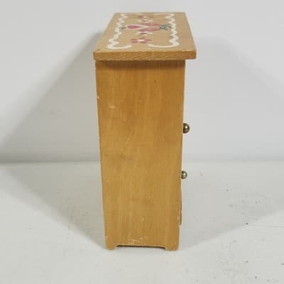 Wooden Dollhouse Furniture Piece Cottage Core Painted 3.75" - Thumbnail 6