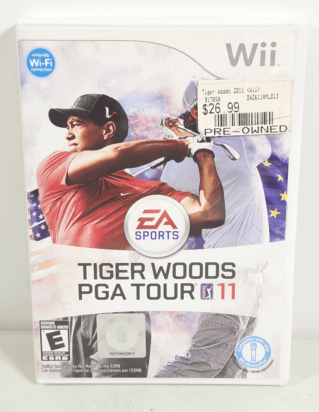 Tiger Woods PGA Tour 11 Nintendo Wii Video Game