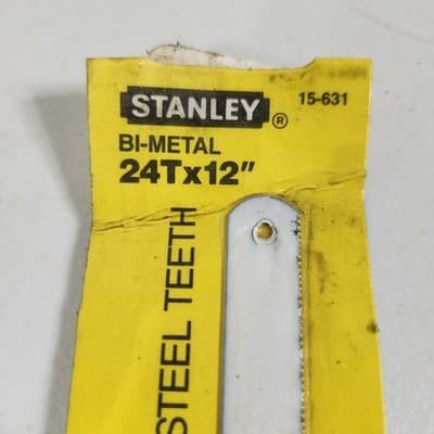 Stanley Hand Tools 12 in. 24Tooth Hacksaw Blade 15-631 - Thumbnail 2