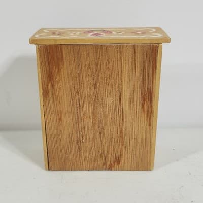 Wooden Dollhouse Furniture Piece Cottage Core Painted 3.75" - Thumbnail 5