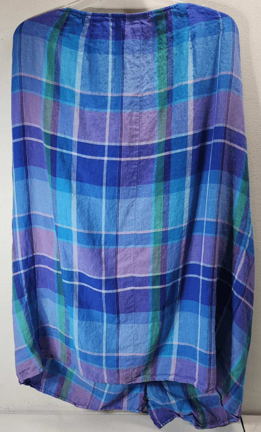 LRL Ralph Lauren Womens Colorful Plaid Wrap /shawl Size 20 Cover Up - Thumbnail 2