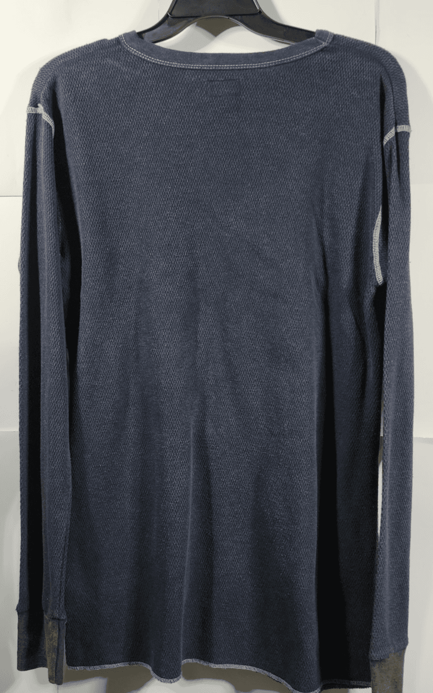 Arizona Men's XL Long Sleeve Waffle Thermal Shirt Blown & Confused Graphic NEW - Thumbnail 6