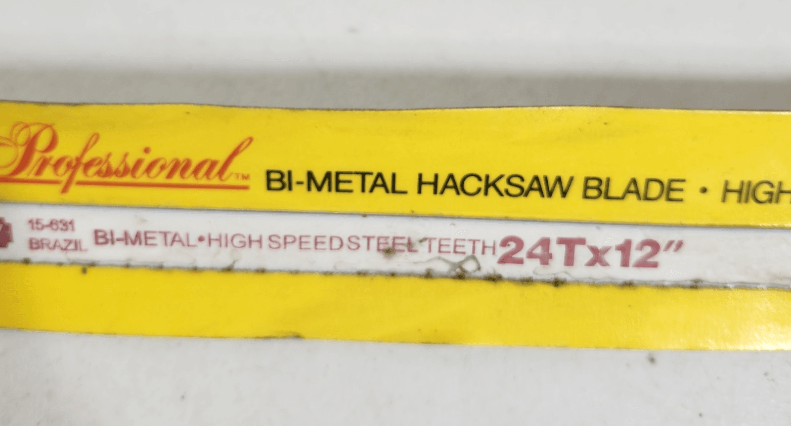 Stanley Hand Tools 12 in. 24Tooth Hacksaw Blade 15-631 - Thumbnail 3