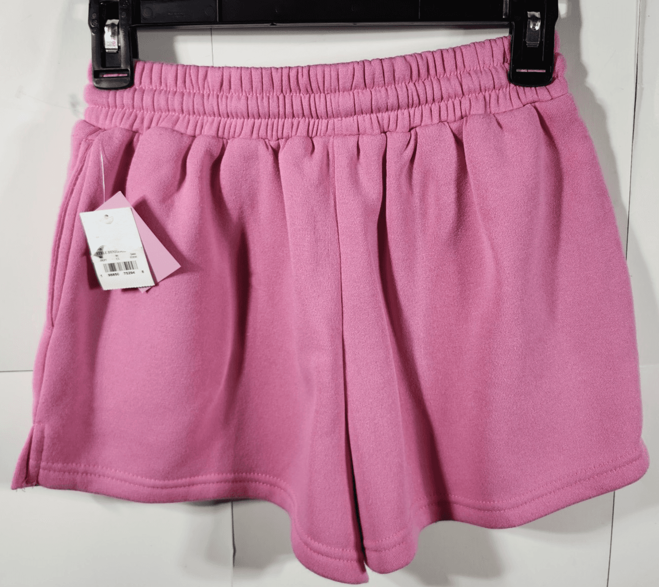 Disney Women's XS Shorts Pink Embroidered Minnie Mouse W/Pockets NEW - Thumbnail 4