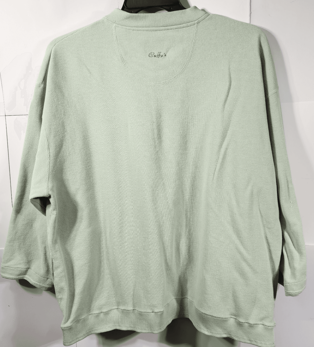 Cuffy's of Cape Cod Sweater Women's Size XL Green Button Up Embroidered - Thumbnail 4