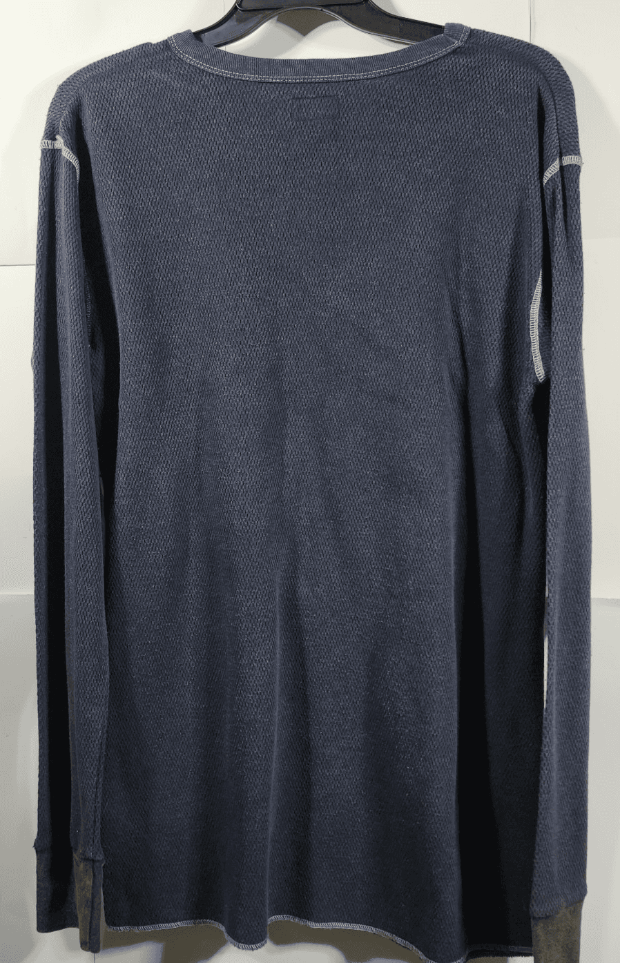 Arizona Men's XL Long Sleeve Waffle Thermal Shirt Blown & Confused Graphic NEW - Thumbnail 4