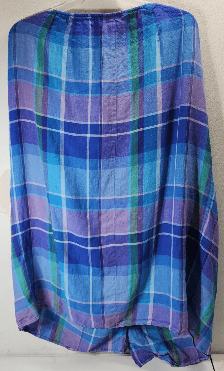 LRL Ralph Lauren Womens Colorful Plaid Wrap /shawl Size 20 Cover Up - Thumbnail 4