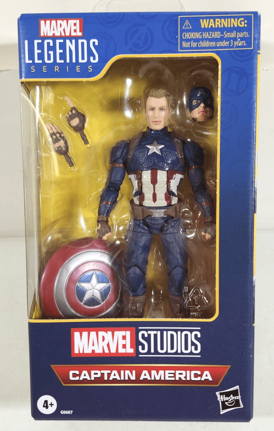 Marvel Legends Captain America Action Figure Toy With Shield Hasbro NEW