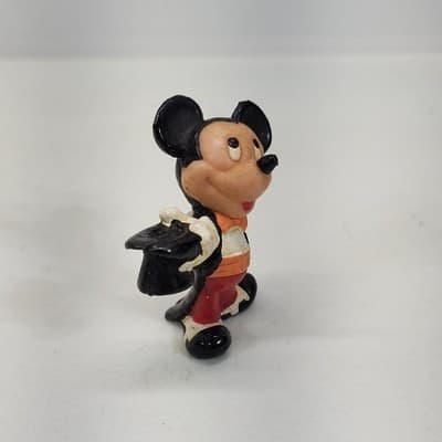 Vintage Disney Mickey Mouse PVC Toy Figure Wearing Tuxedo - Thumbnail 5