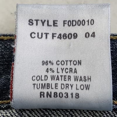 Vintage Lucky Jeans Women's 2/26 Sweet N Low Flare Boot Cut Blue Denim USA Made - Thumbnail 9