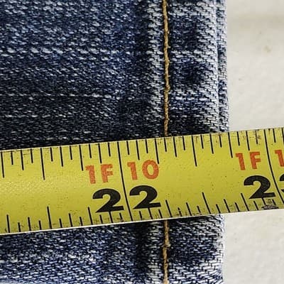 Vintage Lucky Jeans Women's 2/26 Sweet N Low Flare Boot Cut Blue Denim USA Made - Thumbnail 3