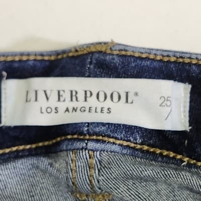 Liverpool Skinny Jeans Women’s Size 25 Blue Stretch Denim Pants - Thumbnail 7