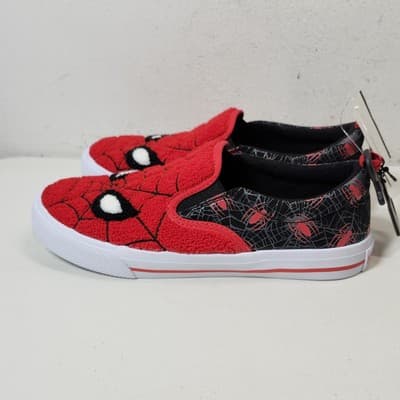 Spider-Man Slip-on Sneakers Youth Boy Shoes Marvel Size 4 NEW - Thumbnail 5