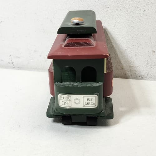 Vtg San Francisco Music Box Co. California Street Car Train Trolley - Thumbnail 11