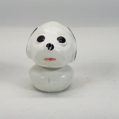 Vintage Little Tikes Dog Toddle Tots Toy Puppy White Black - Thumbnail 2