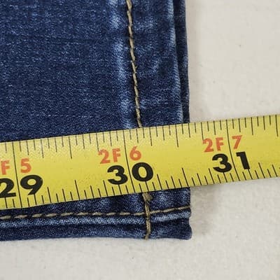 YMI Womens Jeans Size 7/28 Skinny Fit Blue Stretch Denim Pants - Thumbnail 3