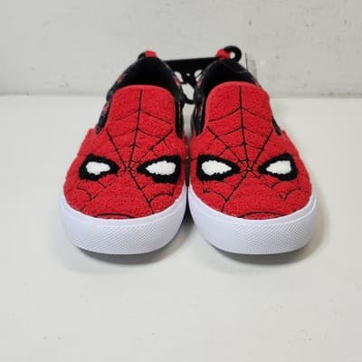 Spider-Man Slip-on Sneakers Youth Boy Shoes Marvel Size 4 NEW - Thumbnail 3