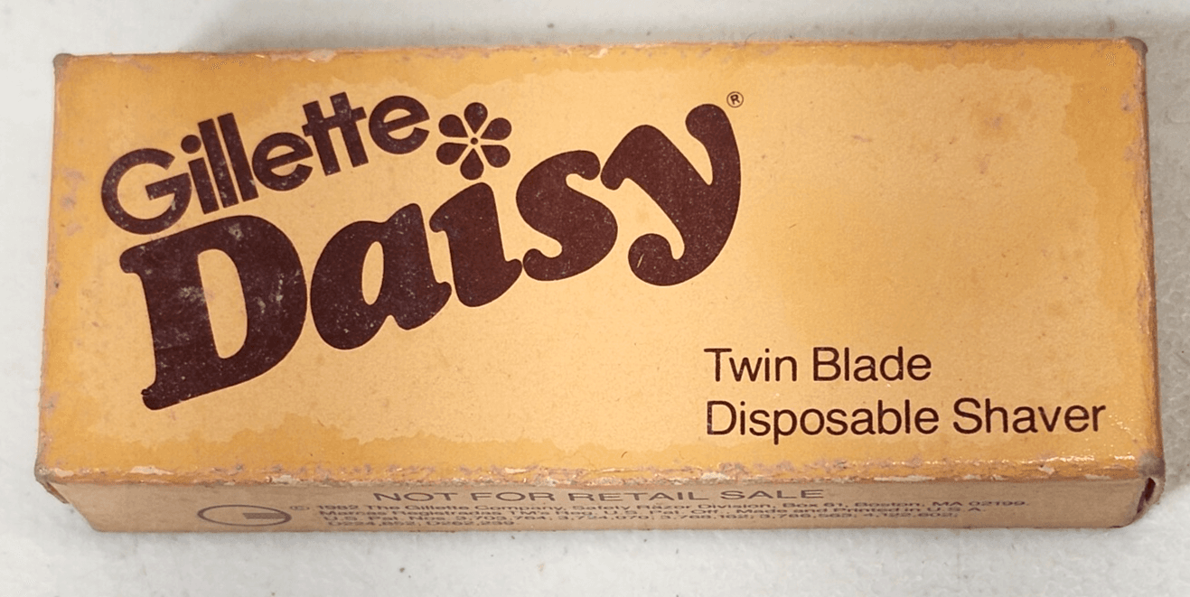 Vintage Daisy Razor by Gillette Twin Blade Disposable Shaver 1982 - Thumbnail 2