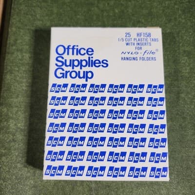 SCM Hanging File Folders Legal Size Standard Green 25/Box #51624 - Thumbnail 3