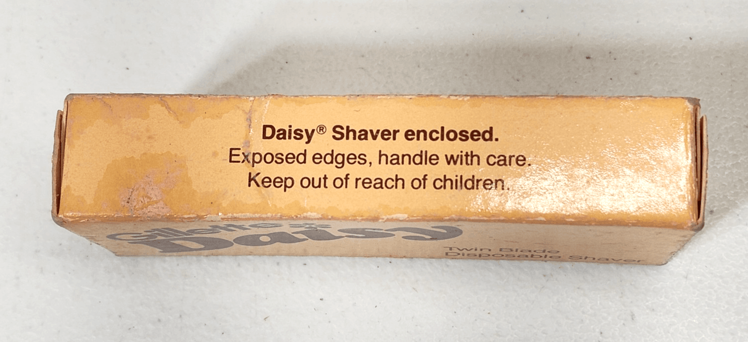 Vintage Daisy Razor by Gillette Twin Blade Disposable Shaver 1982 - Thumbnail 5