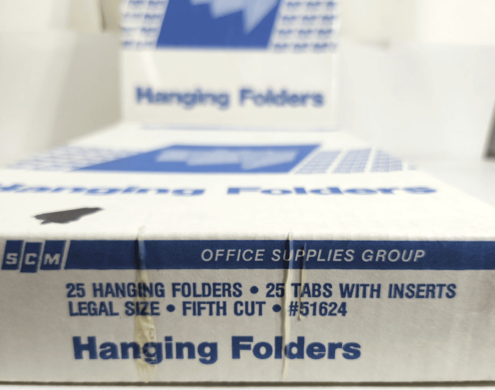 SCM Hanging File Folders Legal Size Standard Green 25/Box #51624 - Thumbnail 5
