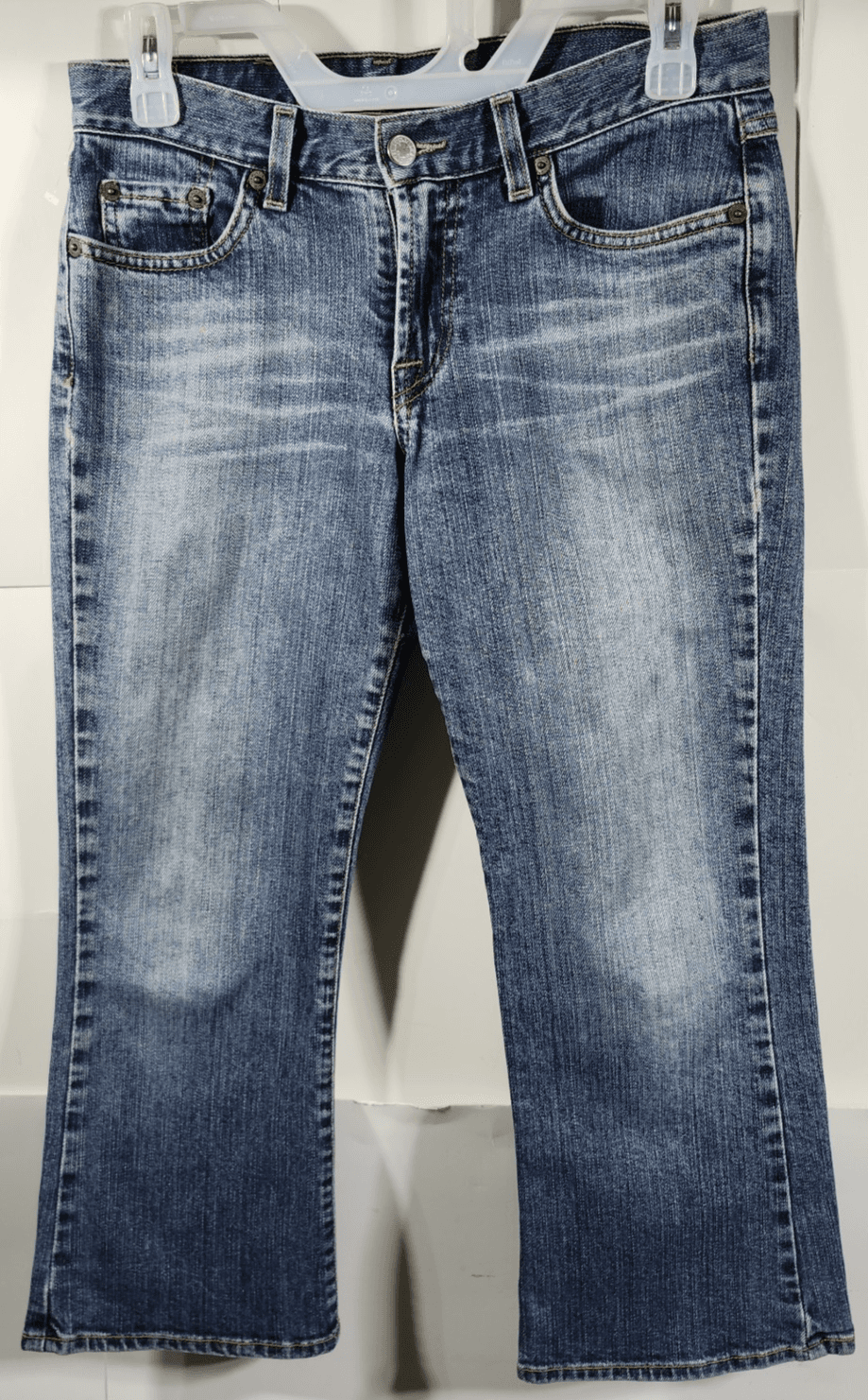 Vintage Lucky Jeans Women's 2/26 Sweet N Low Flare Boot Cut Blue Denim USA Made - Thumbnail 5