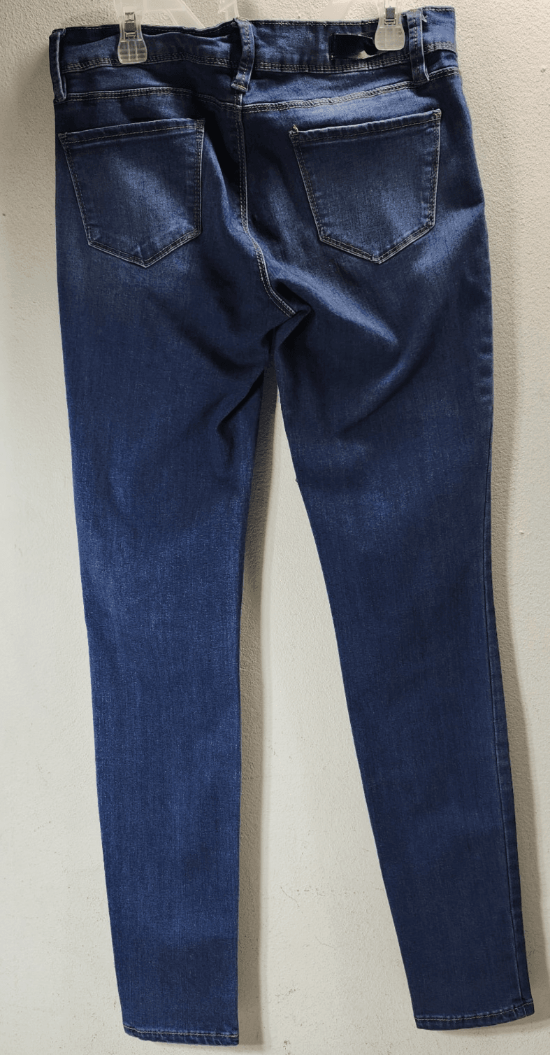 YMI Womens Jeans Size 7/28 Skinny Fit Blue Stretch Denim Pants - Thumbnail 4