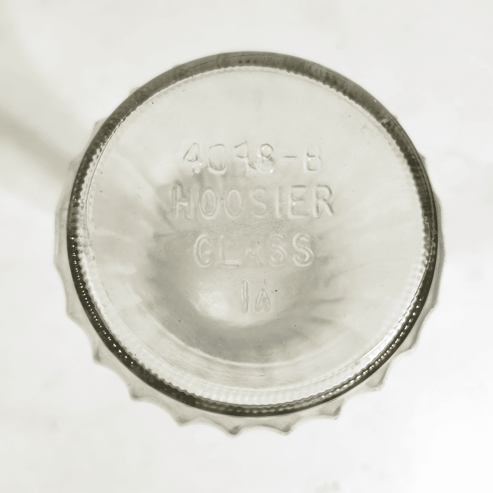 Hoosier Bud Vase Ribbed Pattern 9" Tall Vintage Clear Glass Home Decor - Thumbnail 6