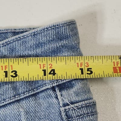 Time and Tru Women's Size Small 4-6 Maternity Jean Shorts Blue Denim NEW - Thumbnail 2