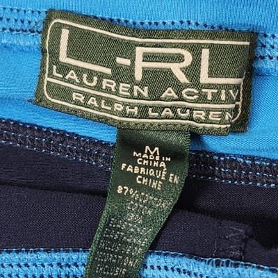 Ralph Lauren Women's M Active LRL Cropped Leggings Sport Gym Pants Bermuda - Thumbnail 7